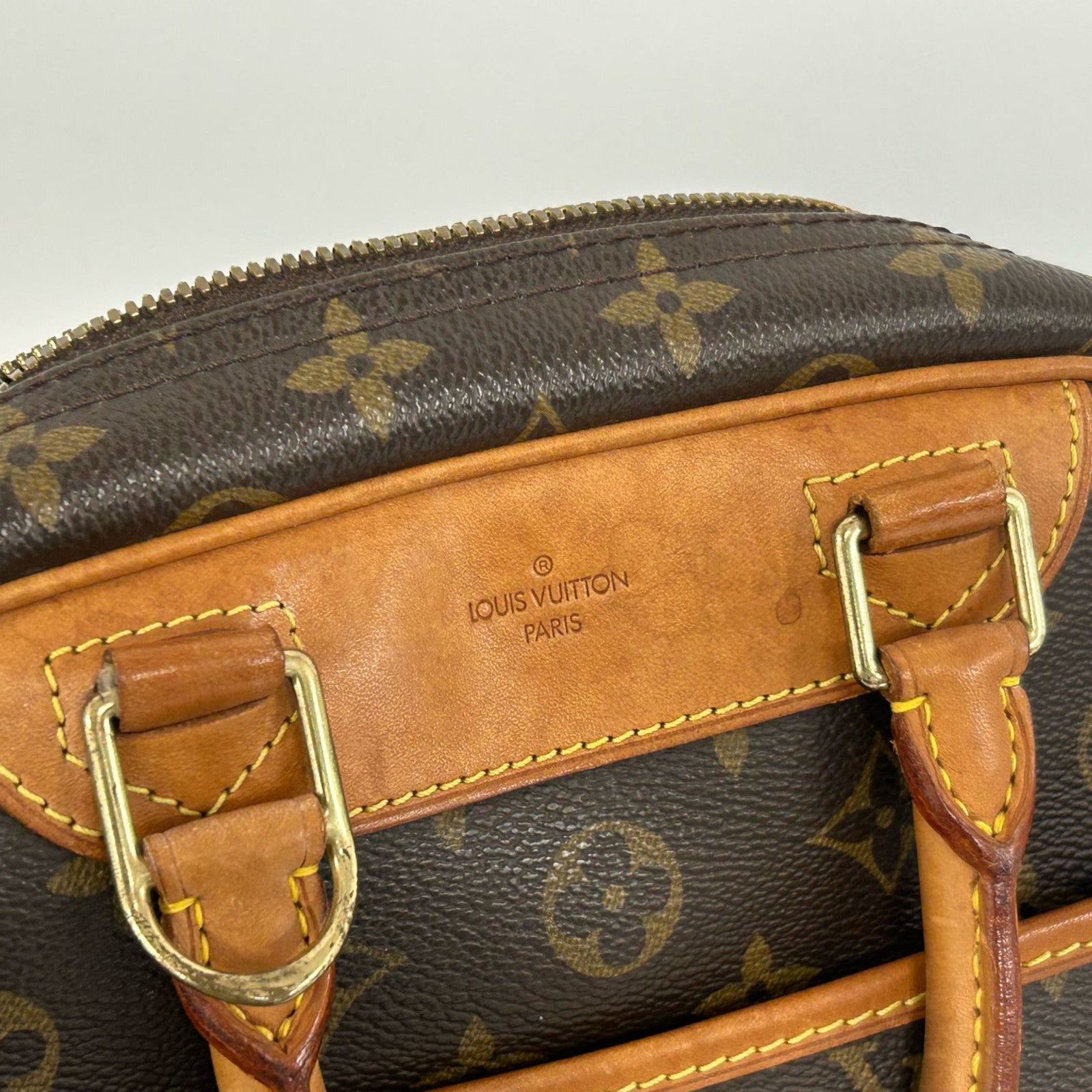 LOUIS VUITTON 【激減優惠】Monogram Trouville金扣手挽袋
