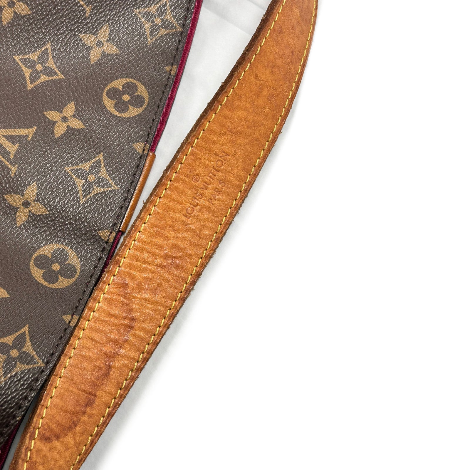 LOUIS VUITTON Monogram Graceful PM金扣肩背袋啡色