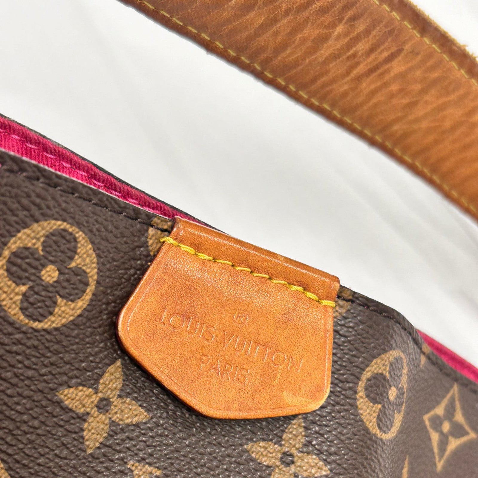 LOUIS VUITTON Monogram Graceful PM金扣肩背袋啡色