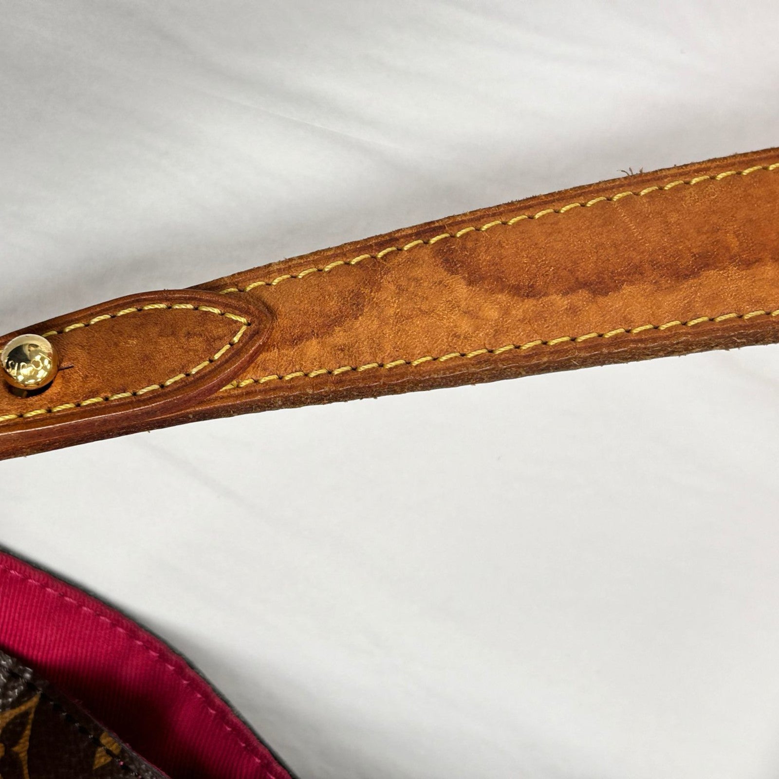 LOUIS VUITTON Monogram Graceful PM金扣肩背袋啡色