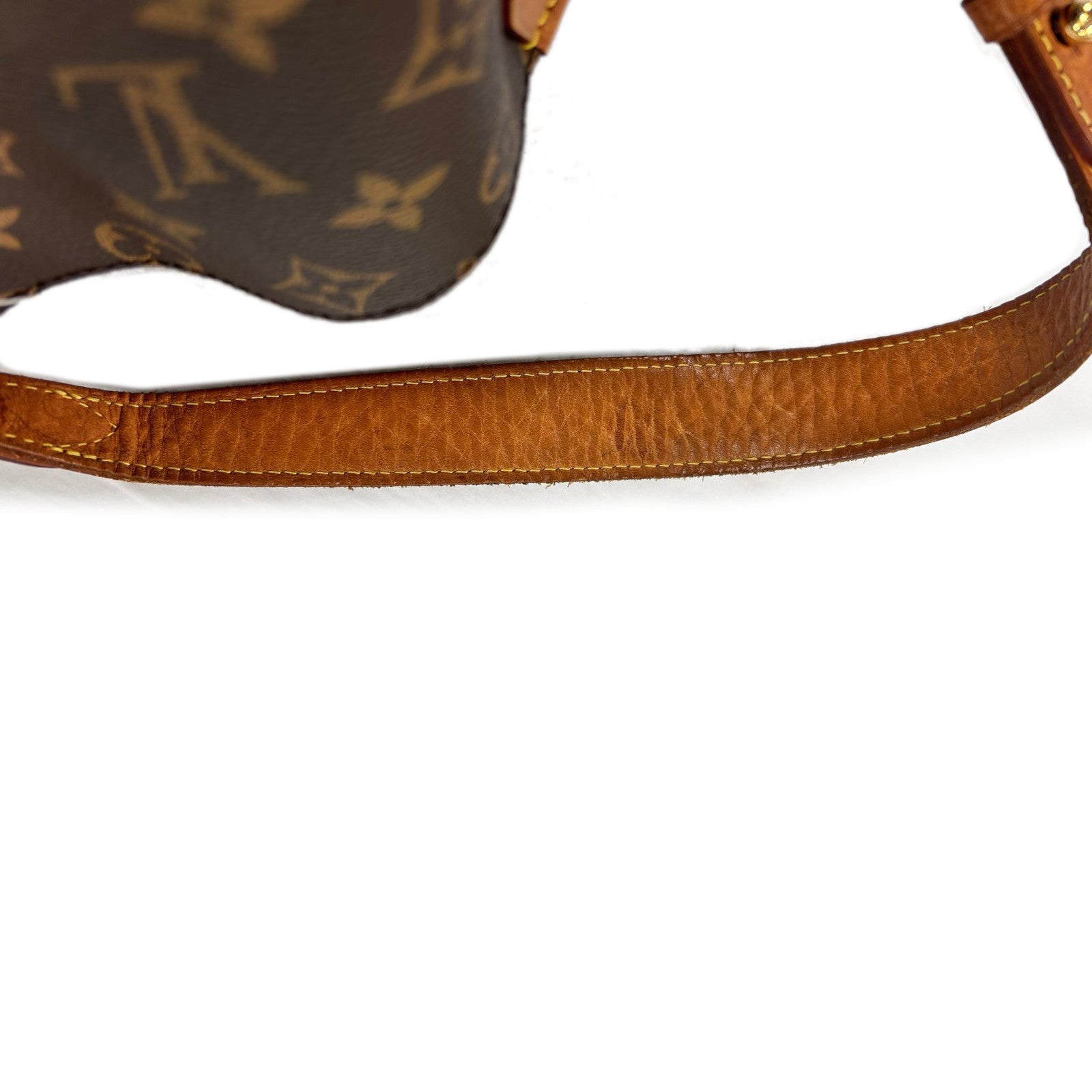 LOUIS VUITTON Monogram Graceful PM金扣肩背袋啡色