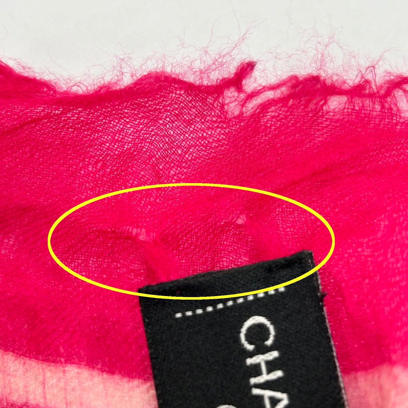CHANEL 【激減優惠】羊絨Scarf圍巾紅色