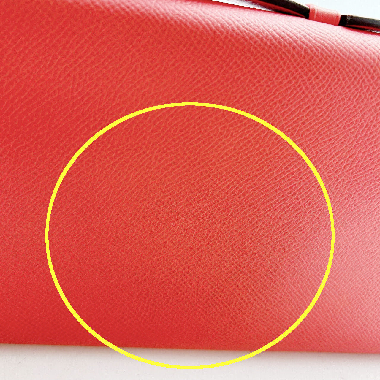 HERMES Epsom皮革Kelly Cut金扣手拿包蜜桃紅色