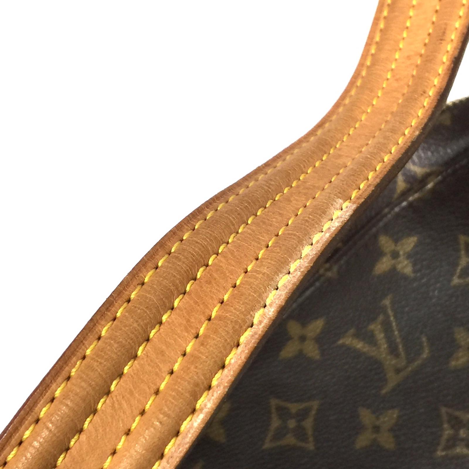 LOUIS VUITTON Monogram Viva Cite MM金扣肩背袋啡色