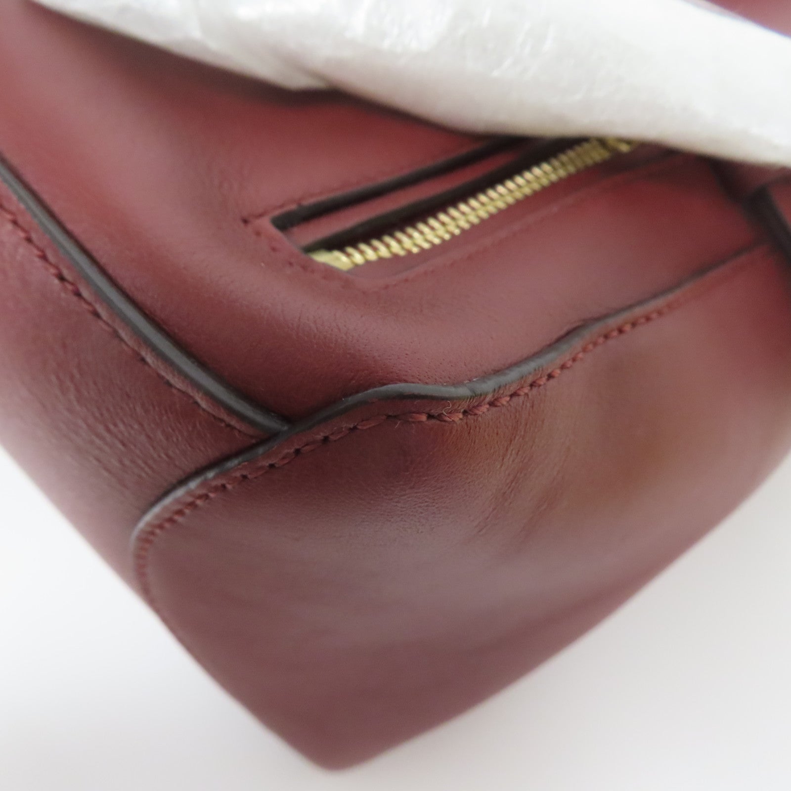 Chloe 牛皮皮革2 Way Shoulder金扣手挽肩背兩用袋紅色