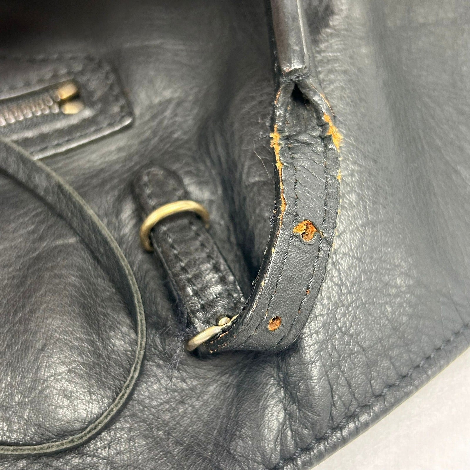 BALENCIAGA 【激減優惠】牛皮皮革Tote Bag金扣手挽袋黑色