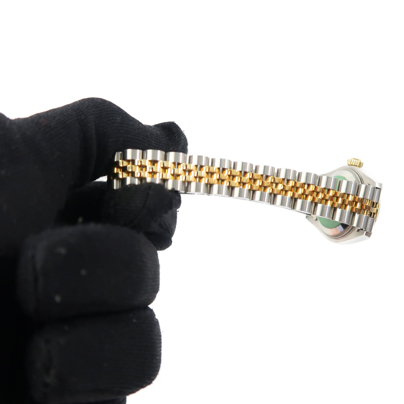ROLEX Lady Datejust 18K黃金/不鏽鋼手錶自動機芯金色/銀色