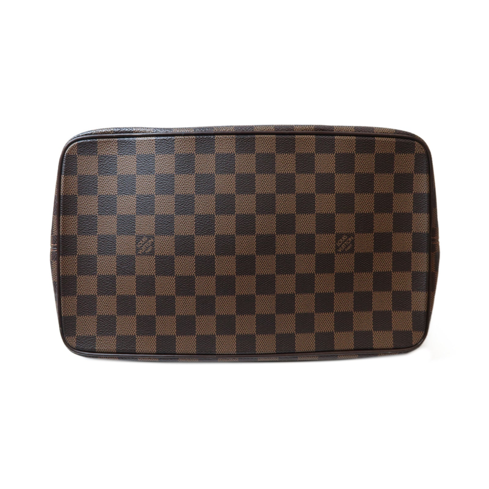 LOUIS VUITTON **【激減優惠】Damier Saleya MM金扣手挽袋啡色