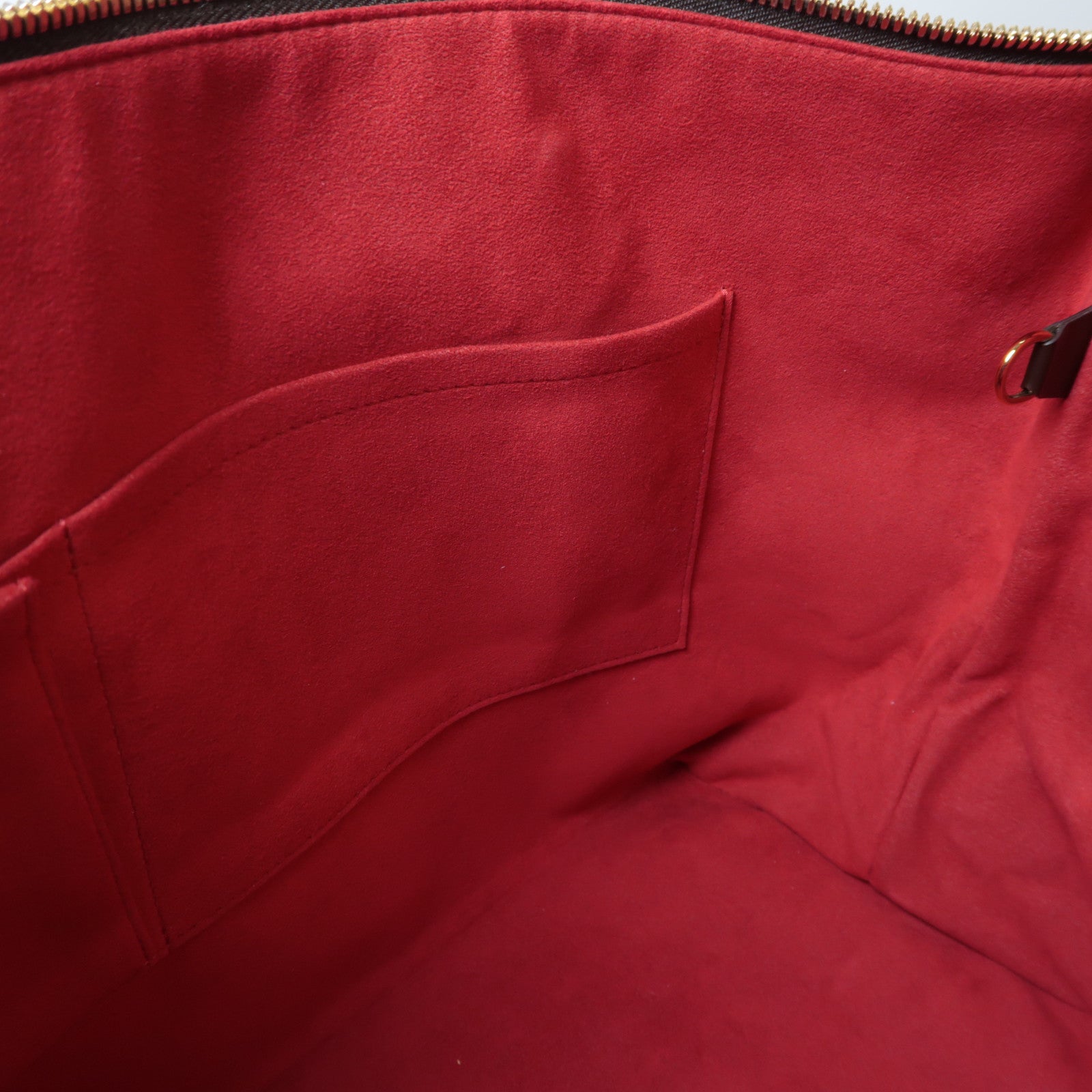 LOUIS VUITTON **【激減優惠】Damier Saleya MM金扣手挽袋啡色