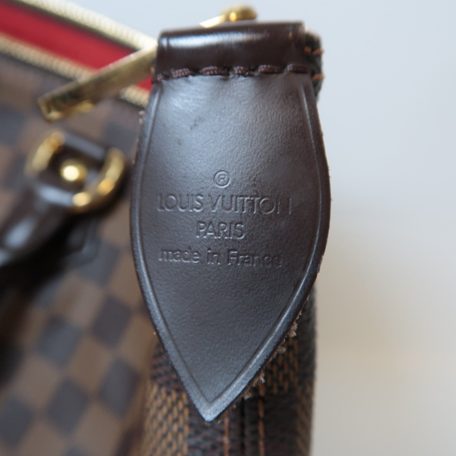 LOUIS VUITTON **【激減優惠】Damier Saleya MM金扣手挽袋啡色