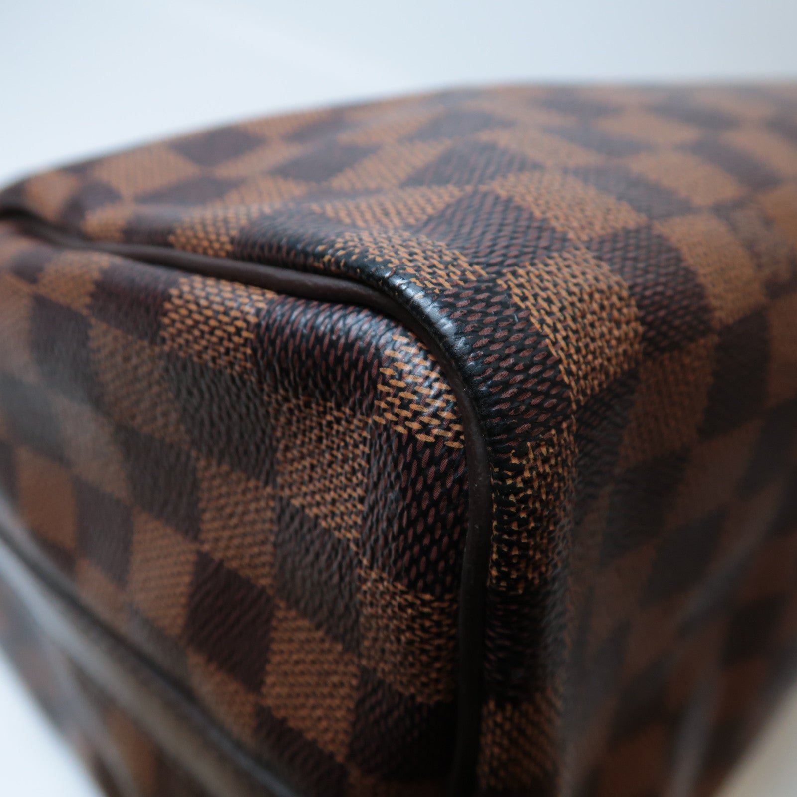 LOUIS VUITTON 【激減優惠】Damier Speedy Bandouliere 30金扣手挽肩背兩用袋啡色