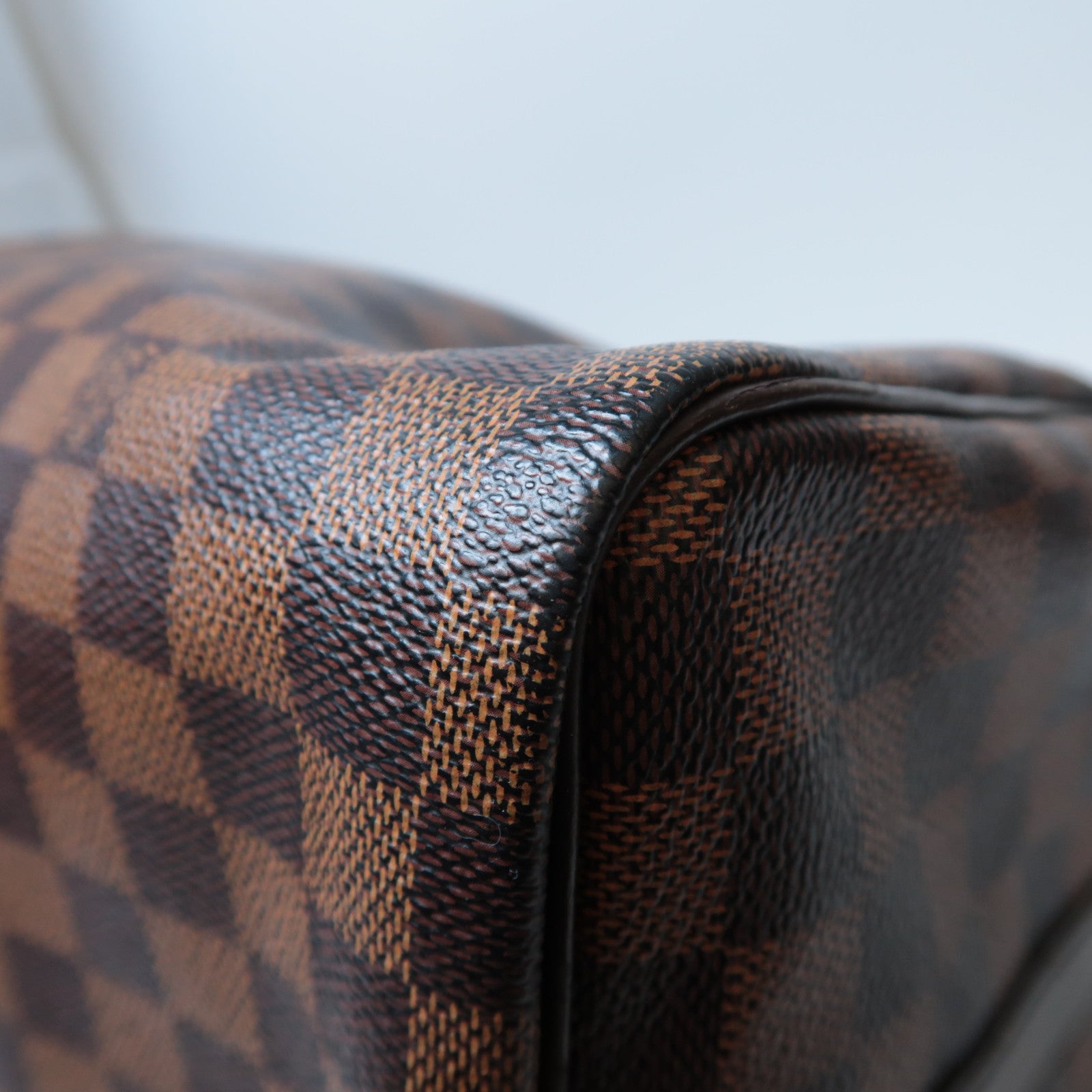 LOUIS VUITTON 【激減優惠】Damier Speedy Bandouliere 30金扣手挽肩背兩用袋啡色