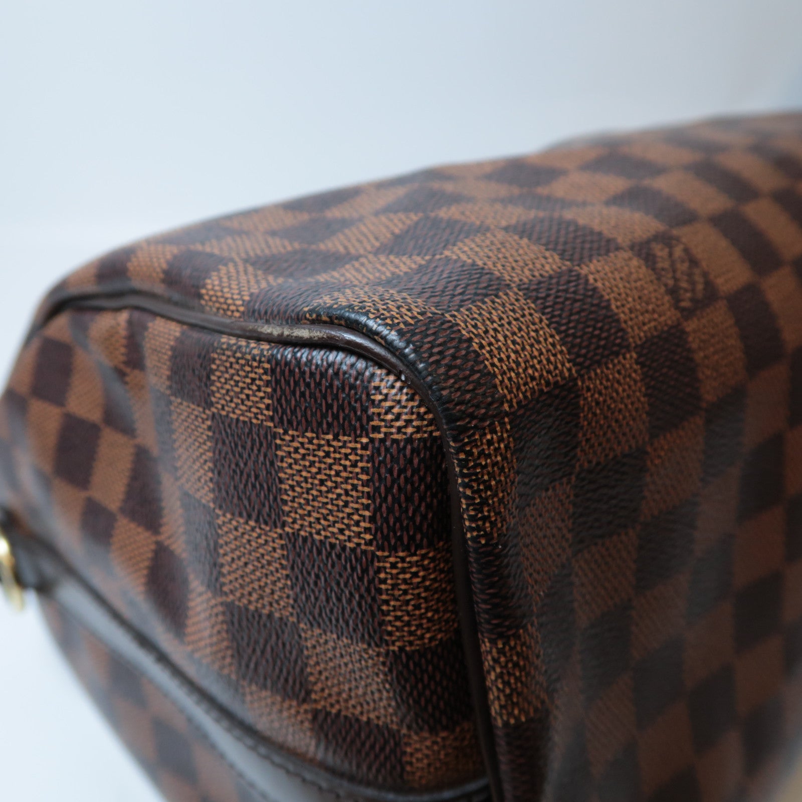 LOUIS VUITTON 【激減優惠】Damier Speedy Bandouliere 30金扣手挽肩背兩用袋啡色