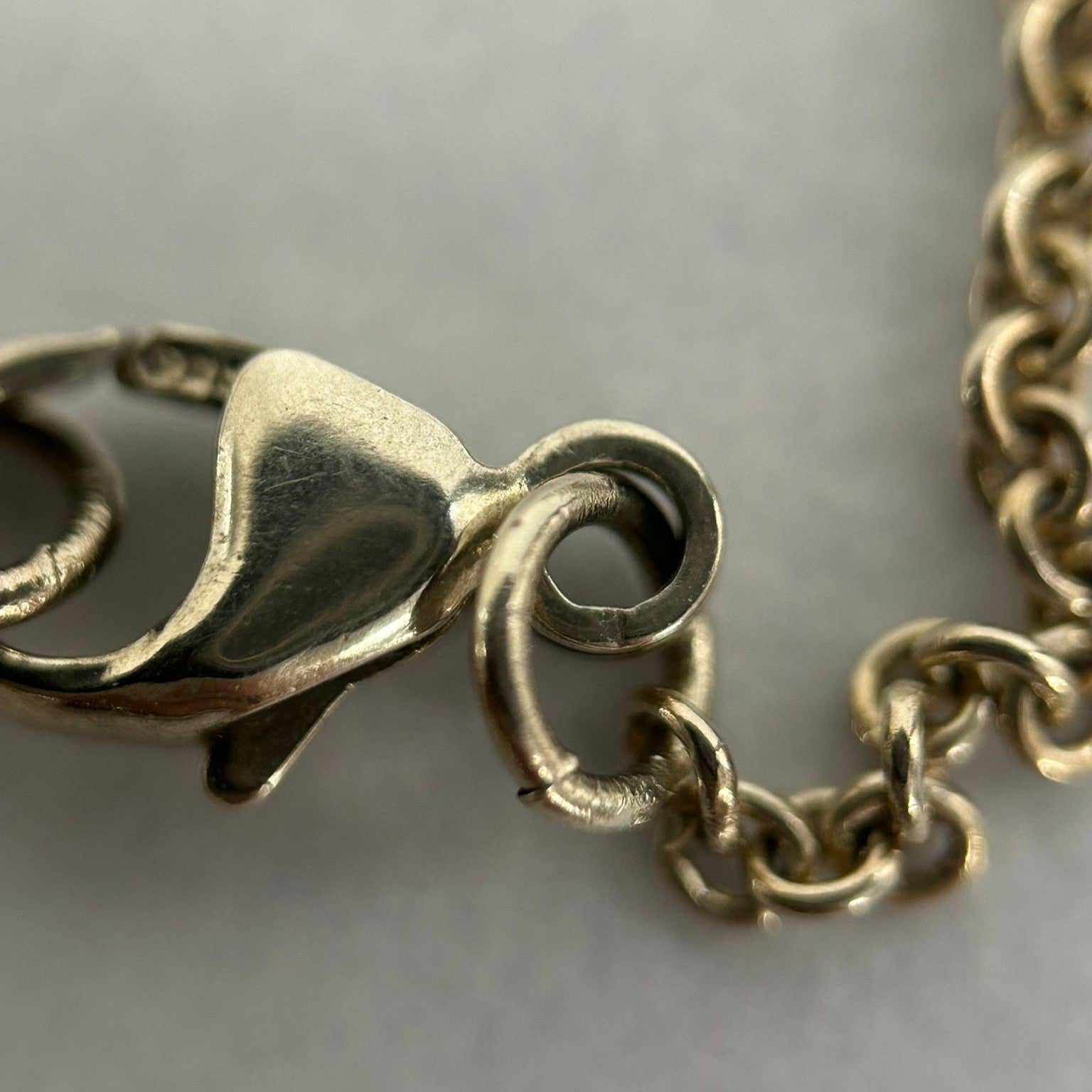 TIFFANY＆CO 925純銀Padlock Necklace銀扣項鏈