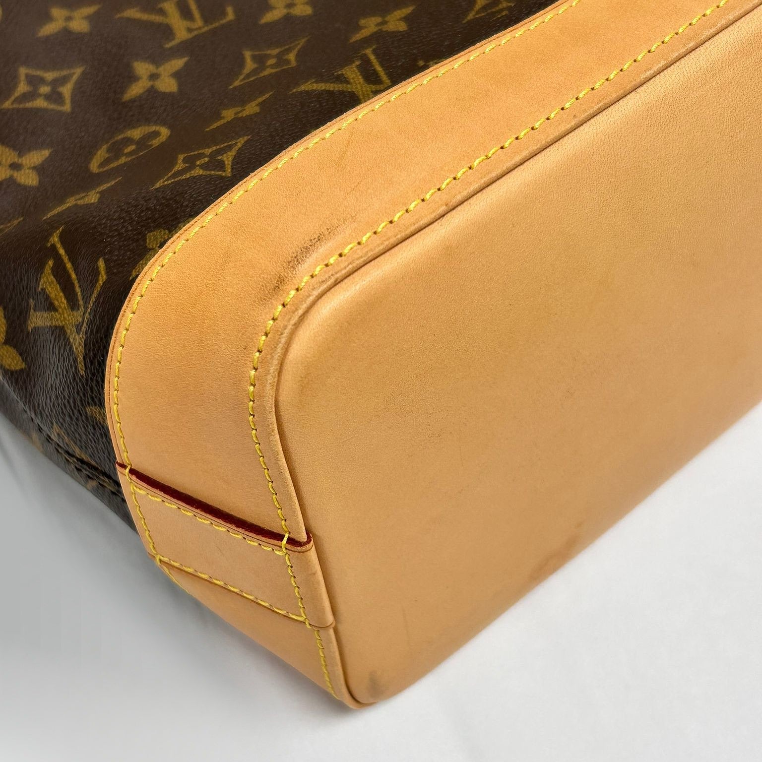 LOUIS VUITTON 【激減優惠】Monogram Lockit Horizontal金扣手挽袋啡色