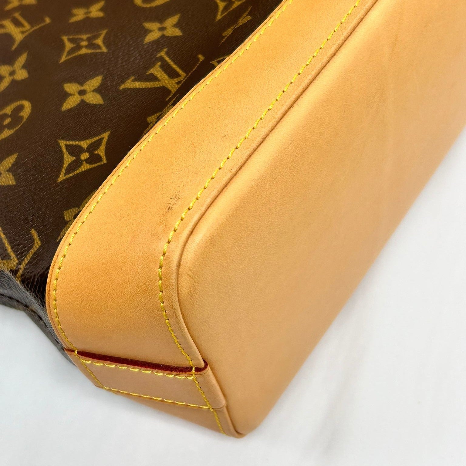 LOUIS VUITTON 【激減優惠】Monogram Lockit Horizontal金扣手挽袋啡色