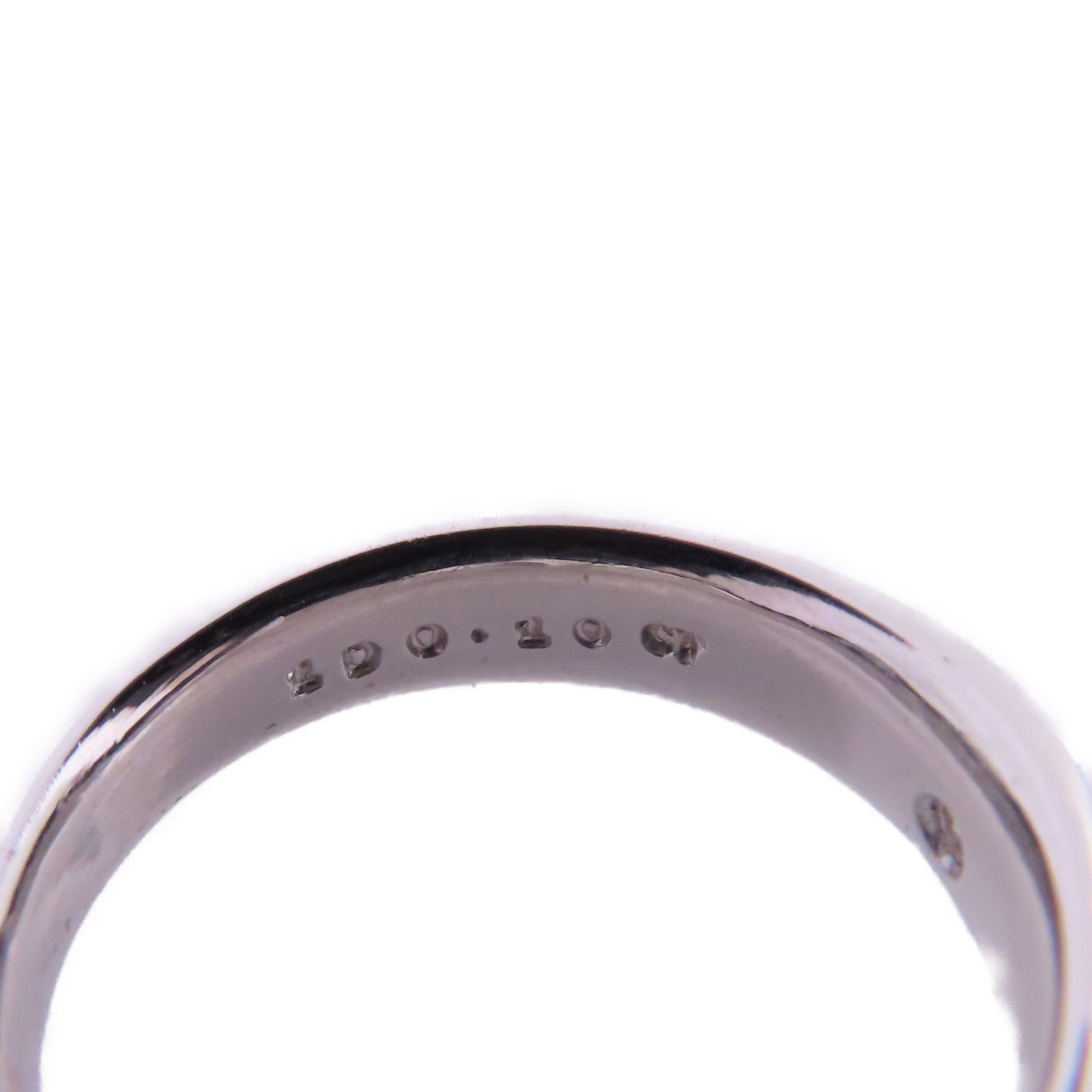 JEWELRY 【激減優惠】PT900鉑金/鑽石Diamond Ring戒指US#4.75