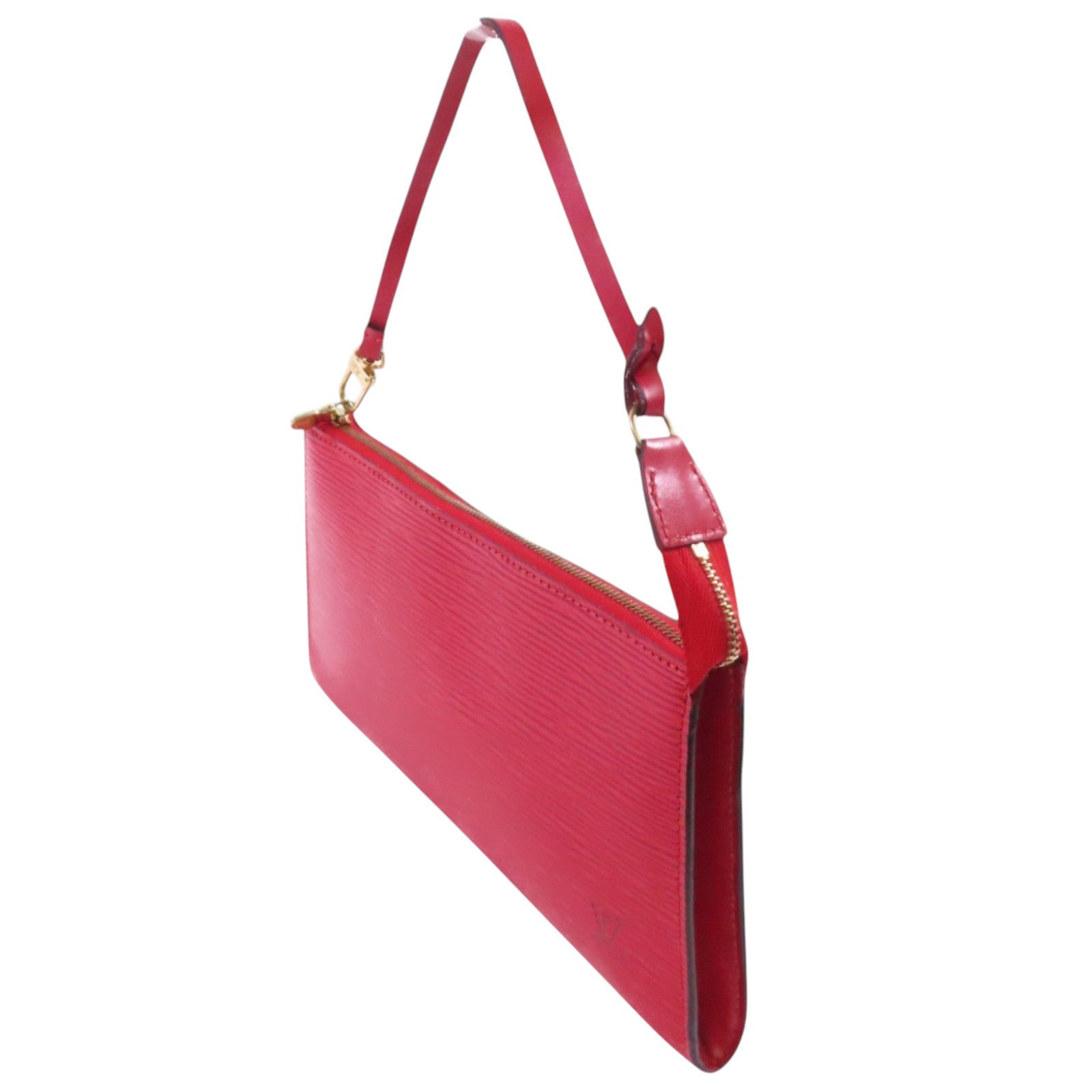 LOUIS VUITTON Epi Pochette Accessories Hand Bag金扣手挽袋