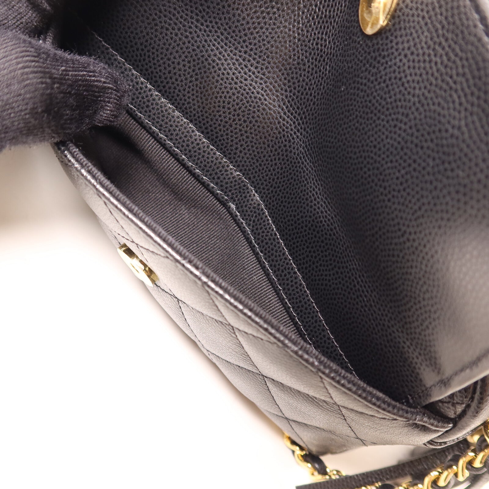 CHANEL 牛皮皮革Mini Camera Bag鏈帶肩背袋