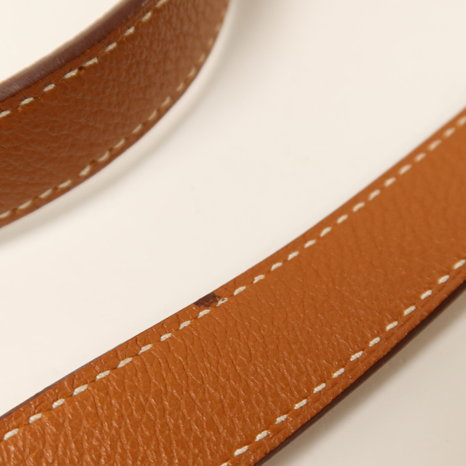HERMES Evercolor皮革Trim Duo 24肩背袋Gold
