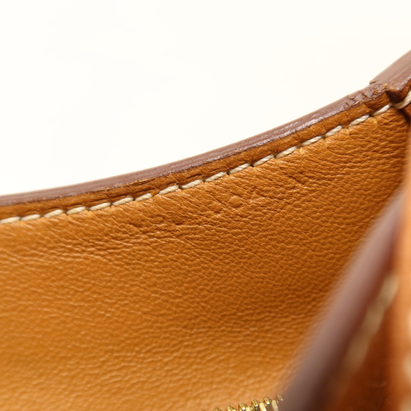 HERMES Evercolor皮革Trim Duo 24肩背袋Gold