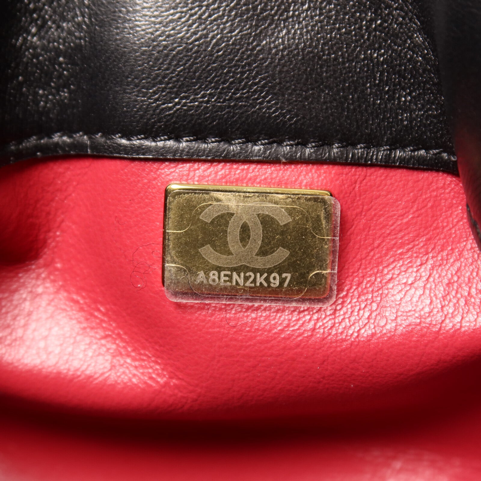 CHANEL 羊皮皮革Chain Shoulder Bucket鏈帶手挽肩背兩用袋