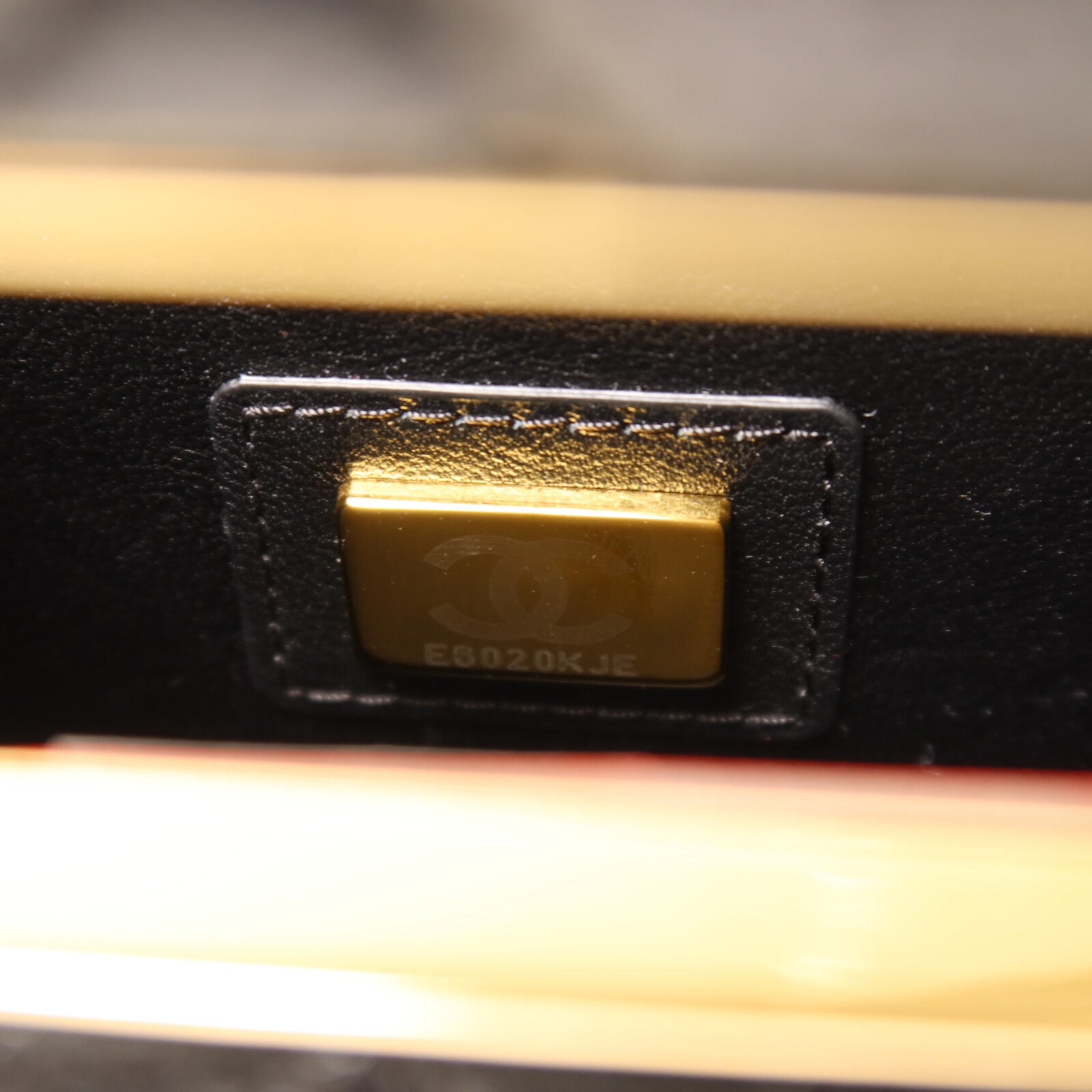 CHANEL 牛皮皮革Evening Box鏈帶手挽肩背兩用袋