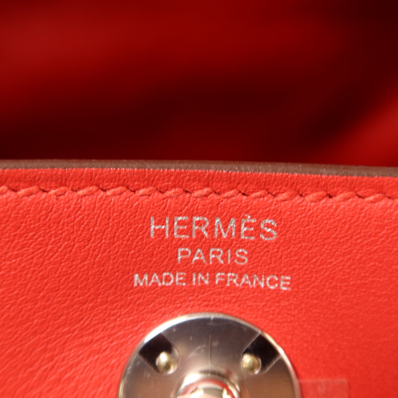 HERMES Swift皮革Mini Lindy手挽肩背兩用袋Rouge de Coeur