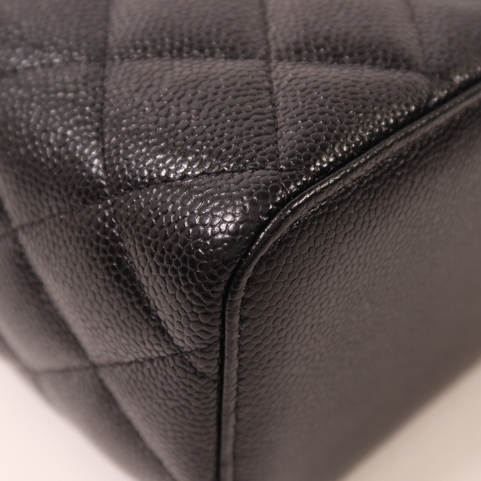 CHANEL 牛皮皮革Vanity Case Top Handle鏈帶手挽肩背兩用袋