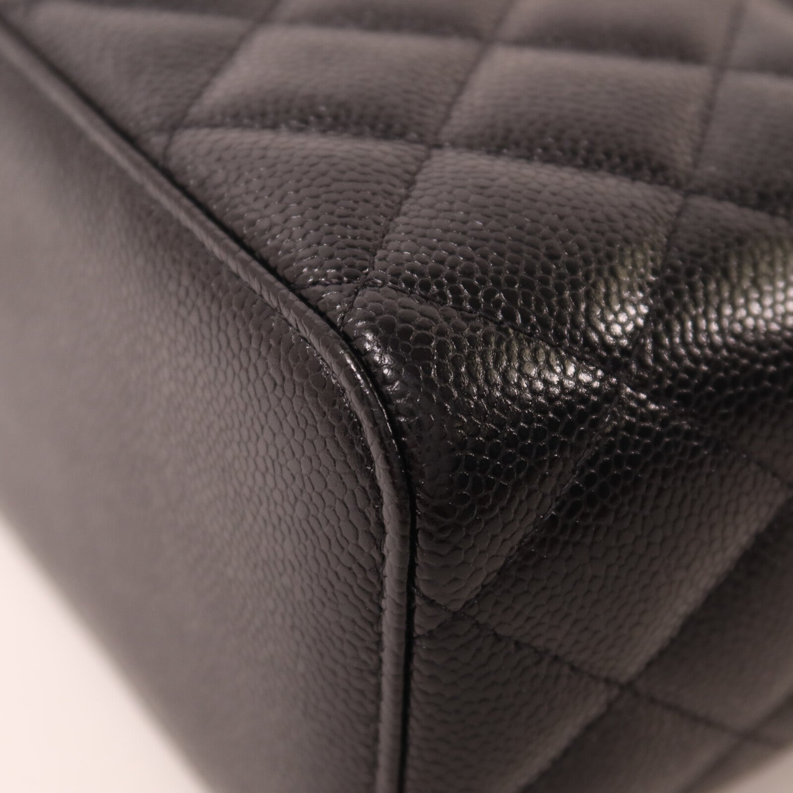 CHANEL 牛皮皮革Vanity Case Top Handle鏈帶手挽肩背兩用袋