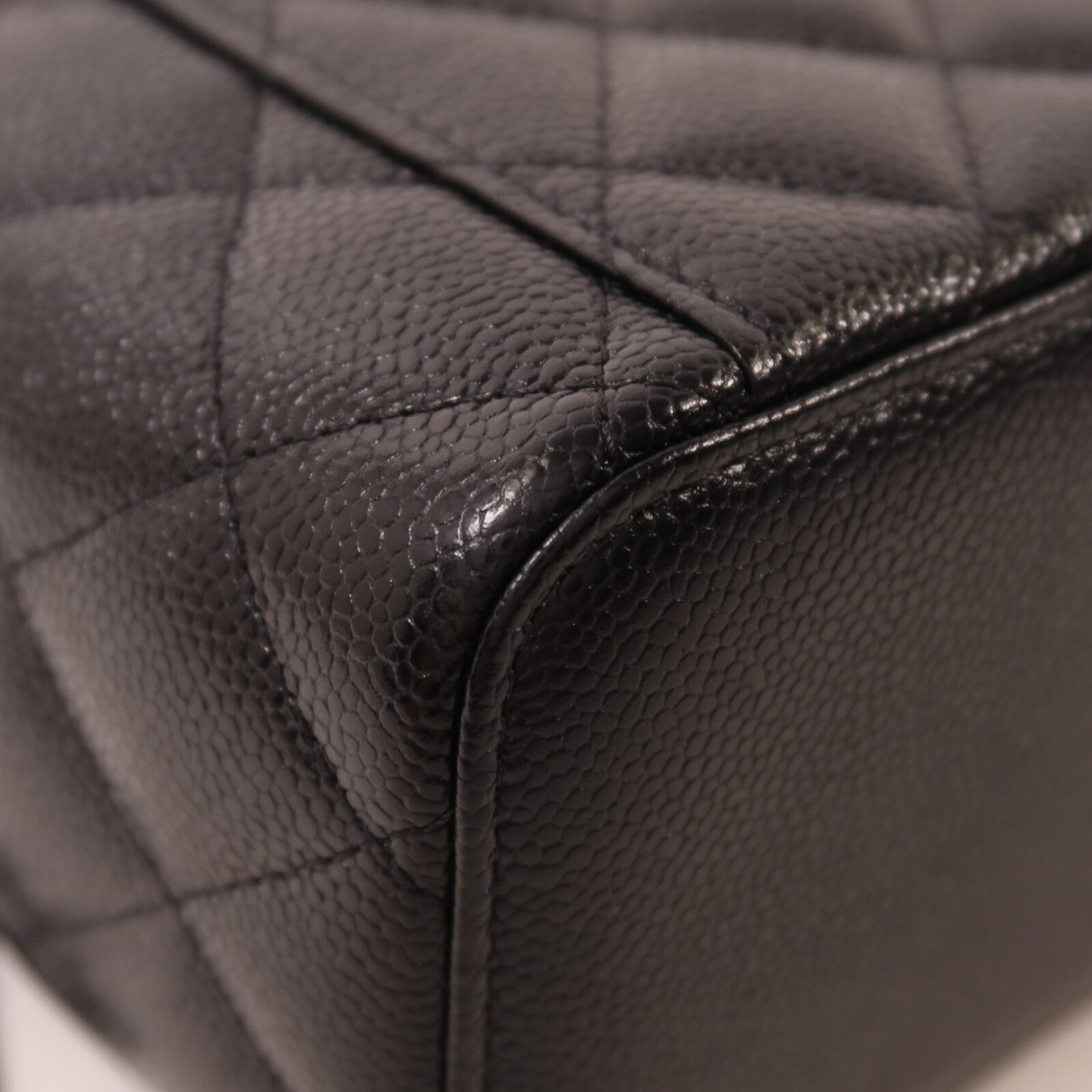 CHANEL 牛皮皮革Vanity Case Top Handle鏈帶手挽肩背兩用袋