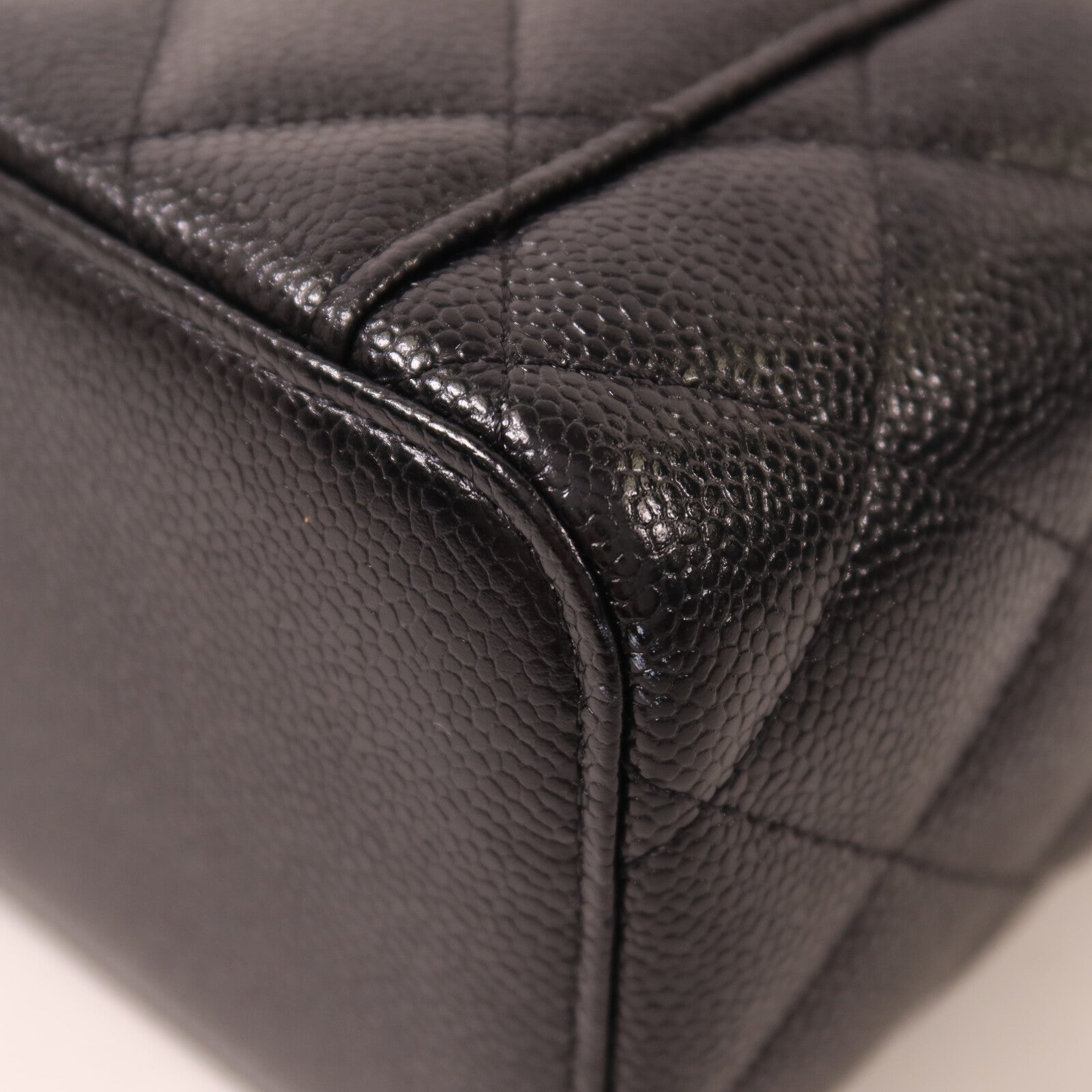 CHANEL 牛皮皮革Vanity Case Top Handle鏈帶手挽肩背兩用袋