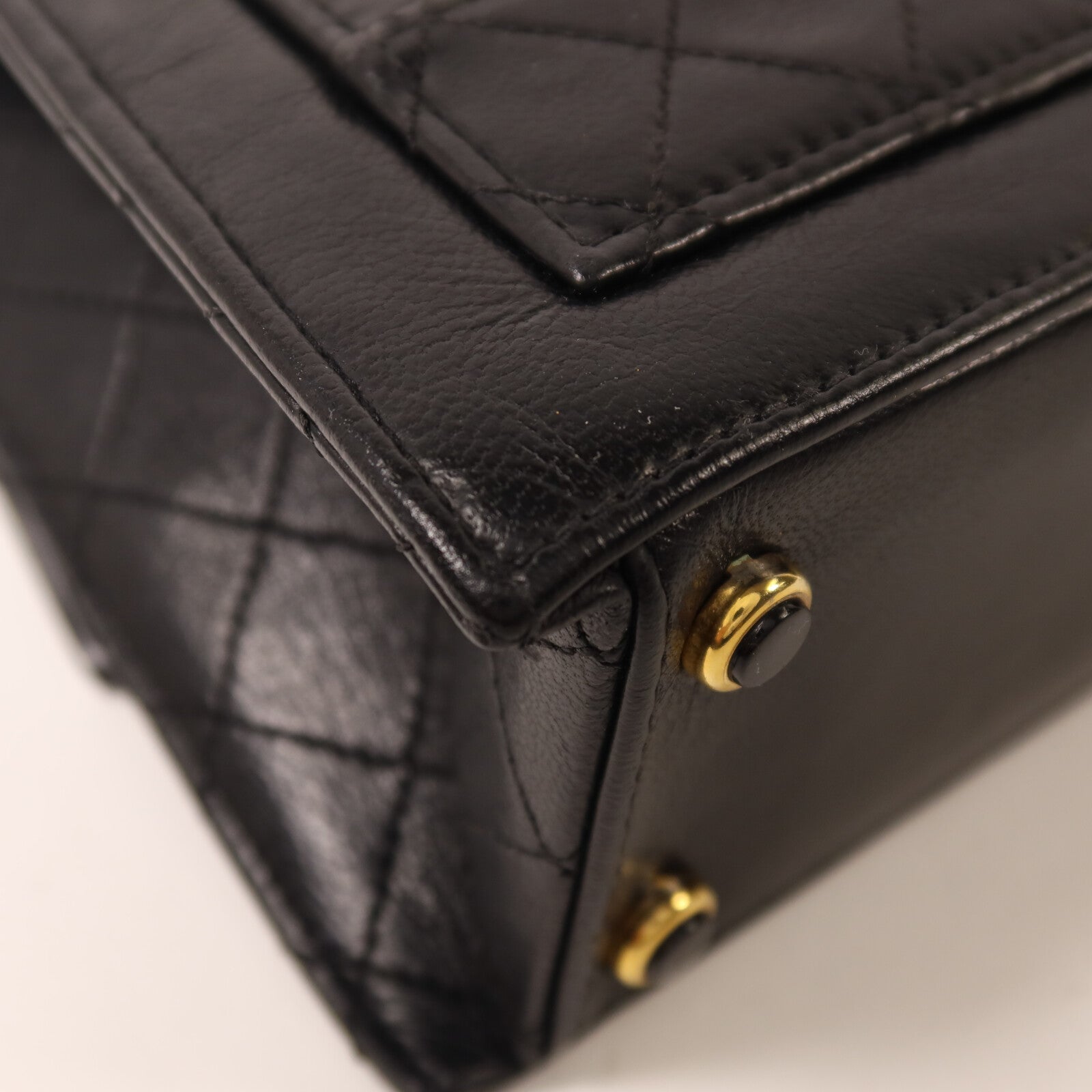 CHANEL 牛皮皮革Vintage Shoulder Bag鏈帶肩背袋