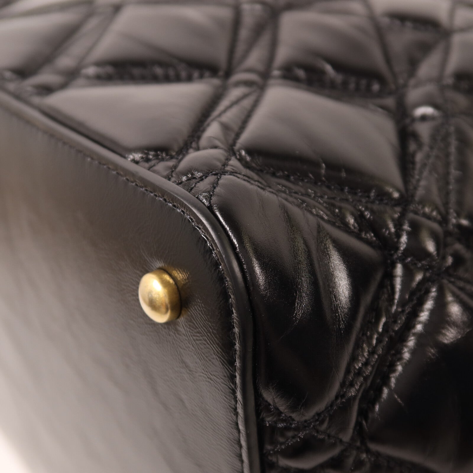 CHANEL 牛皮皮革Chain Shoulder鏈帶手挽肩背兩用袋