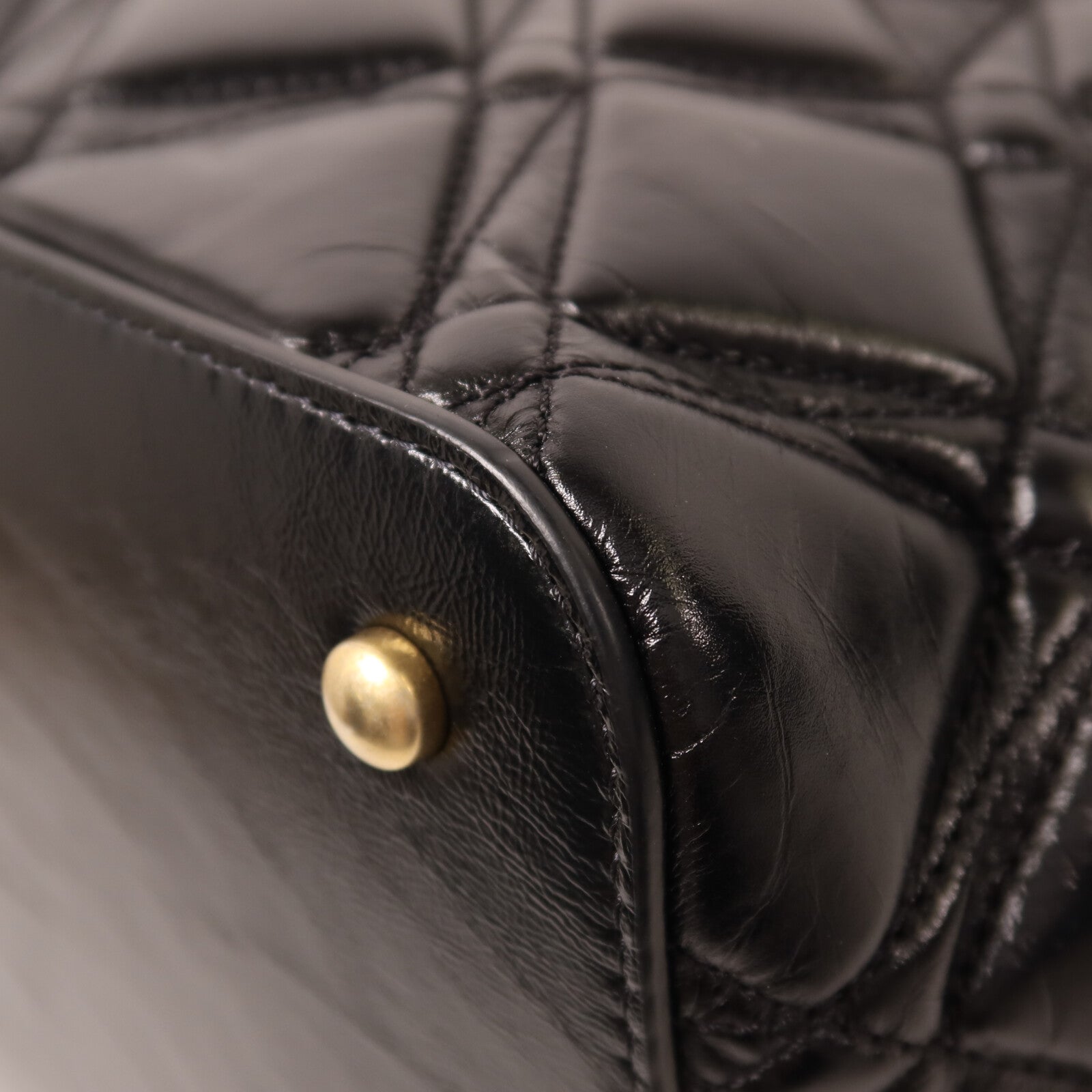 CHANEL 牛皮皮革Chain Shoulder鏈帶手挽肩背兩用袋