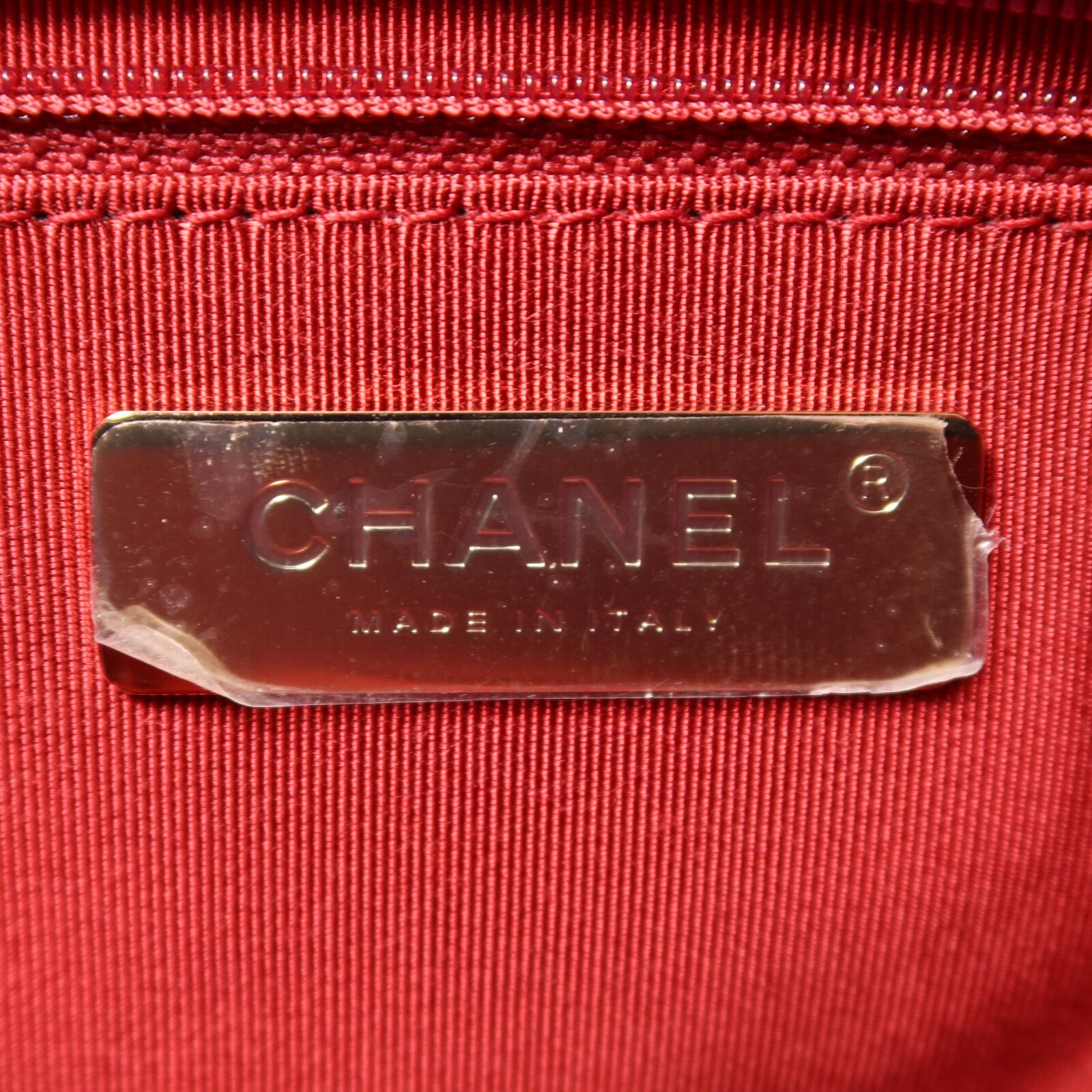 CHANEL 牛皮皮革Chain Shoulder鏈帶手挽肩背兩用袋