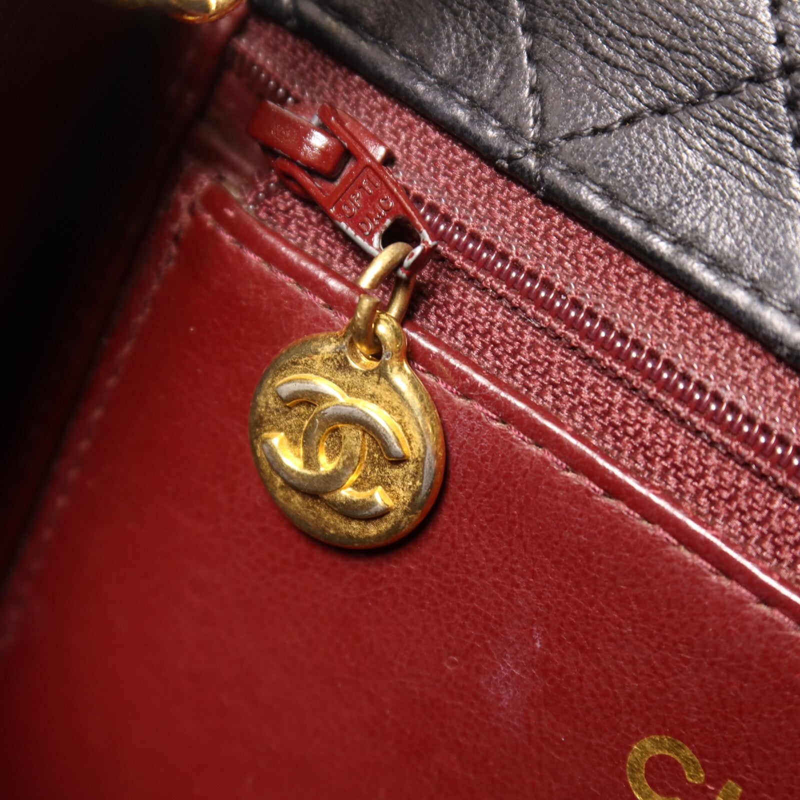 CHANEL 牛皮皮革Vintage Shoulder Bag鏈帶肩背袋
