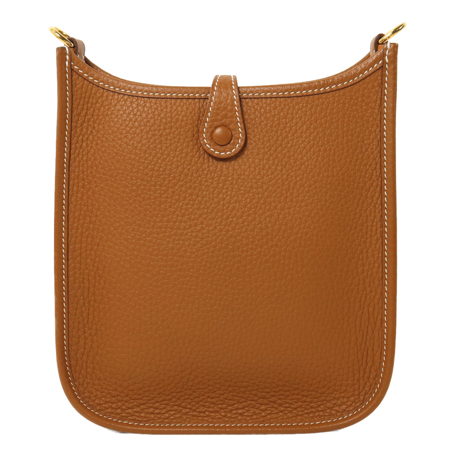 HERMES Clemence皮革Evelyne TPM肩背袋Gold