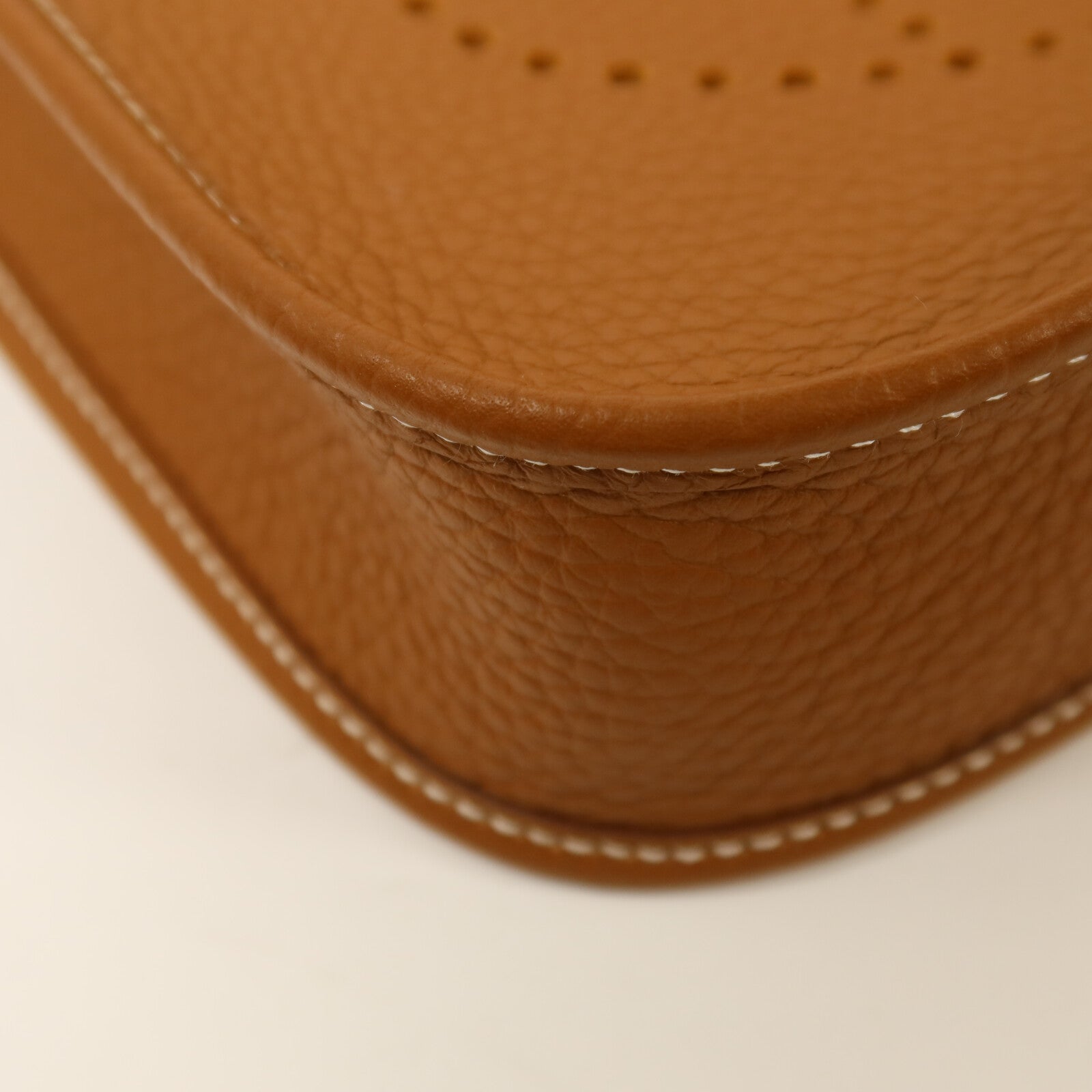 HERMES Clemence皮革Evelyne TPM肩背袋Gold