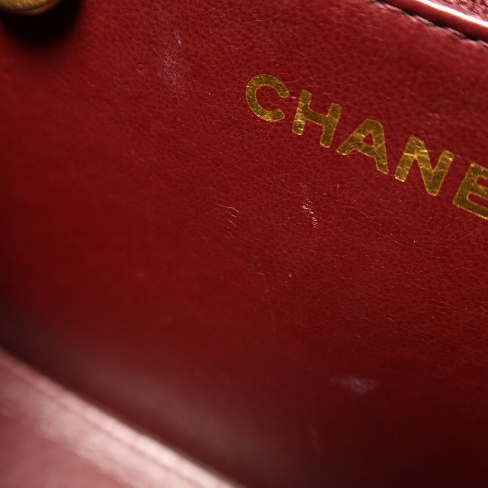 CHANEL 牛皮皮革Vintage Shoulder Bag鏈帶肩背袋