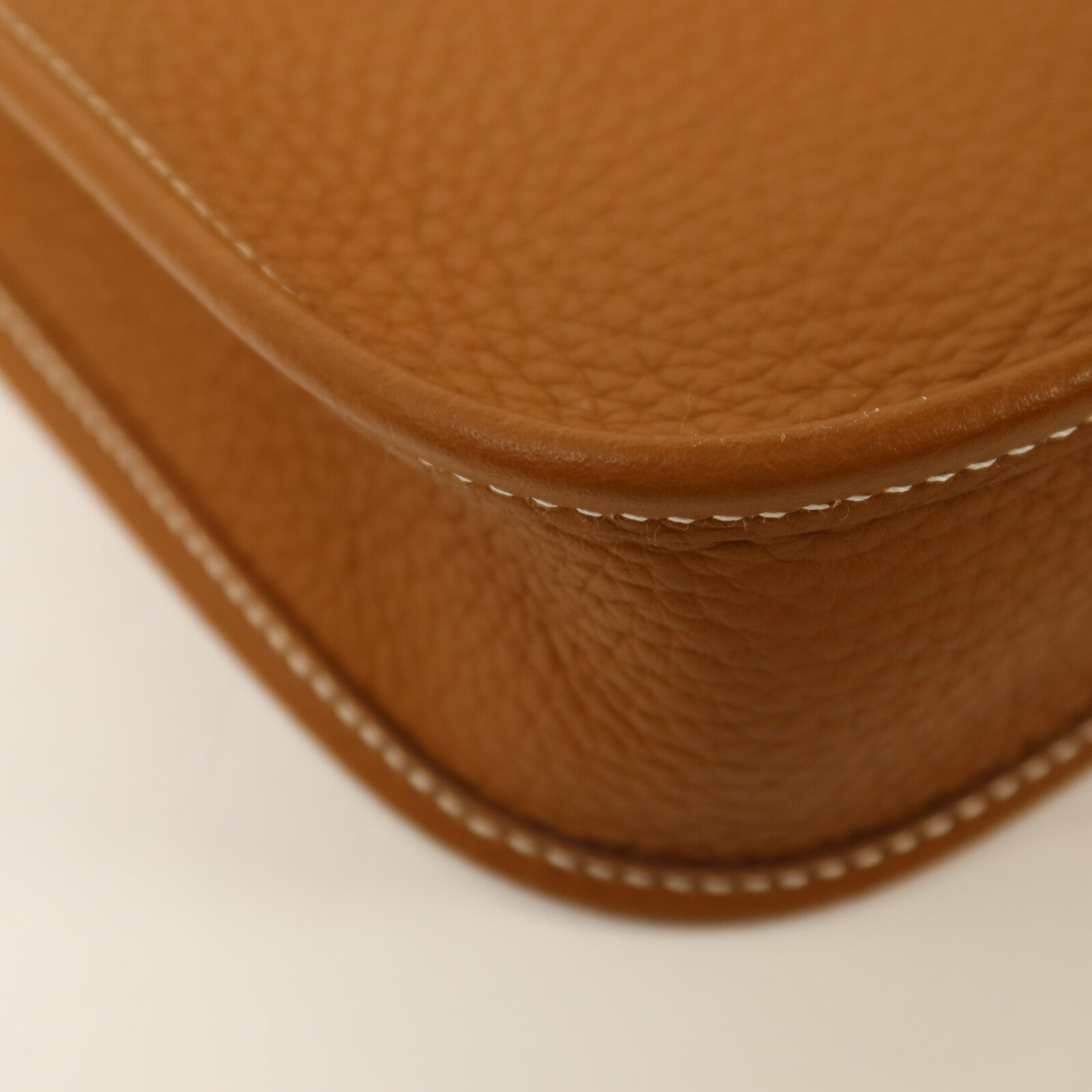HERMES Clemence皮革Evelyne TPM肩背袋Gold