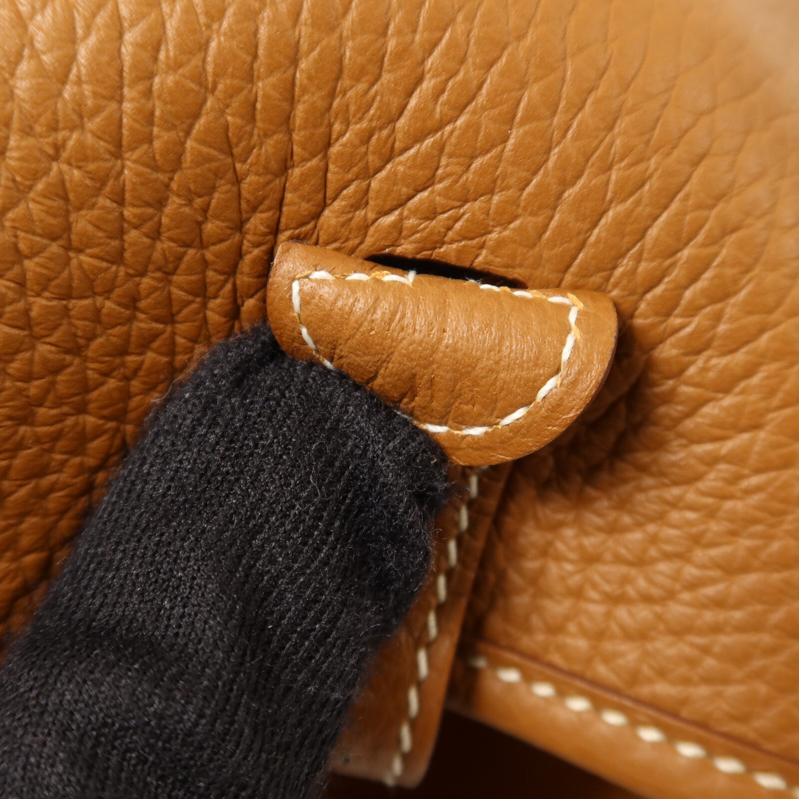 HERMES Clemence皮革Evelyne TPM肩背袋Gold