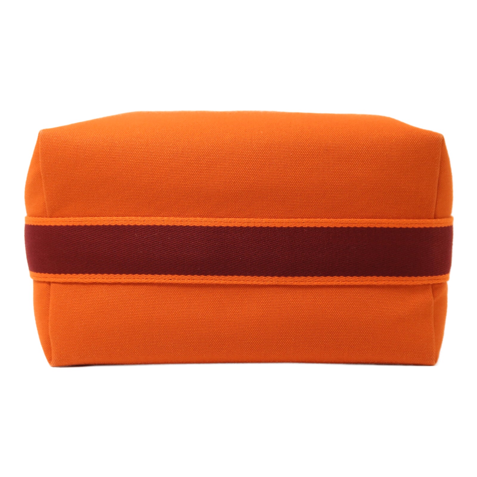 HERMES 帆布Bride a Brac GM手挽袋Orange