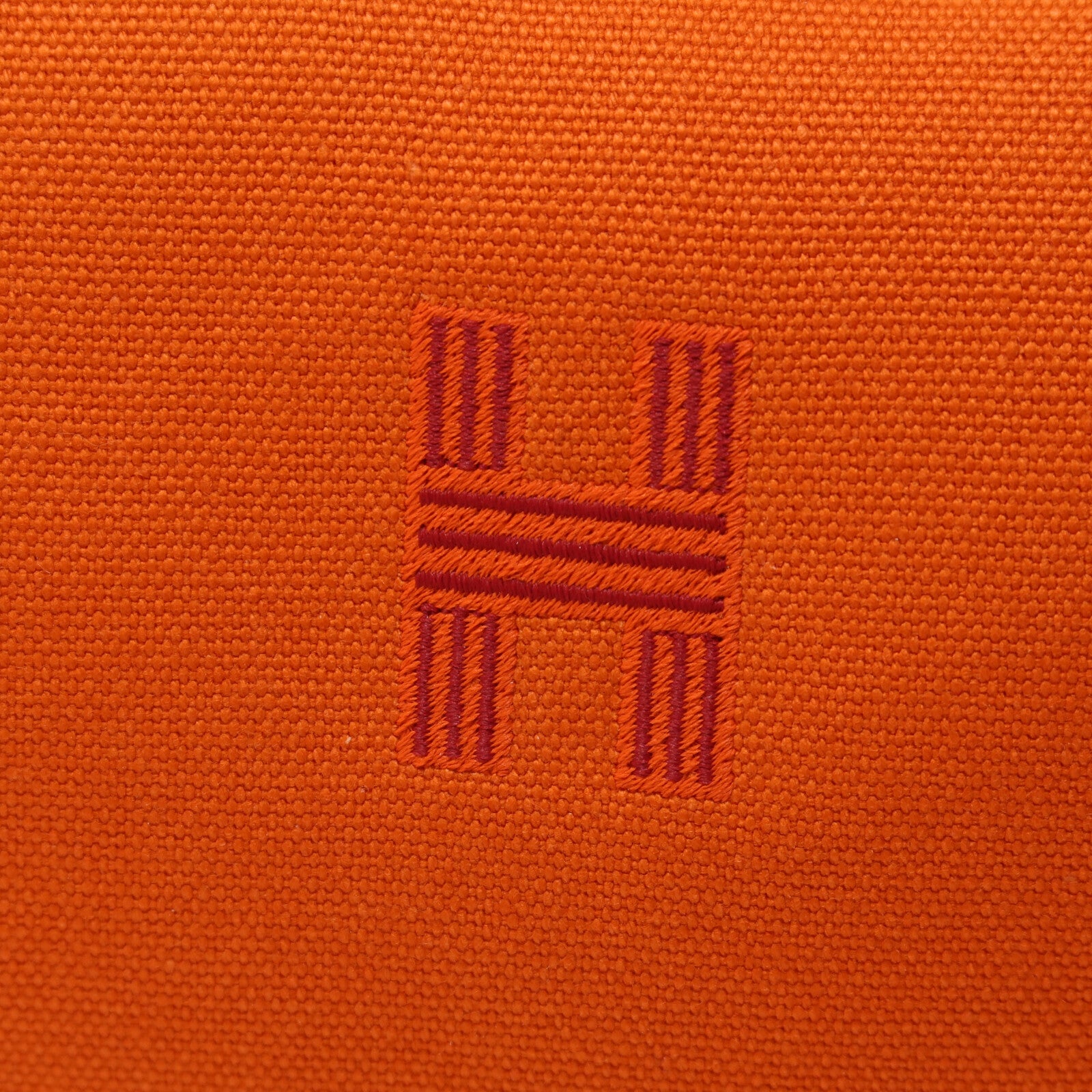 HERMES 帆布Bride a Brac GM手挽袋Orange