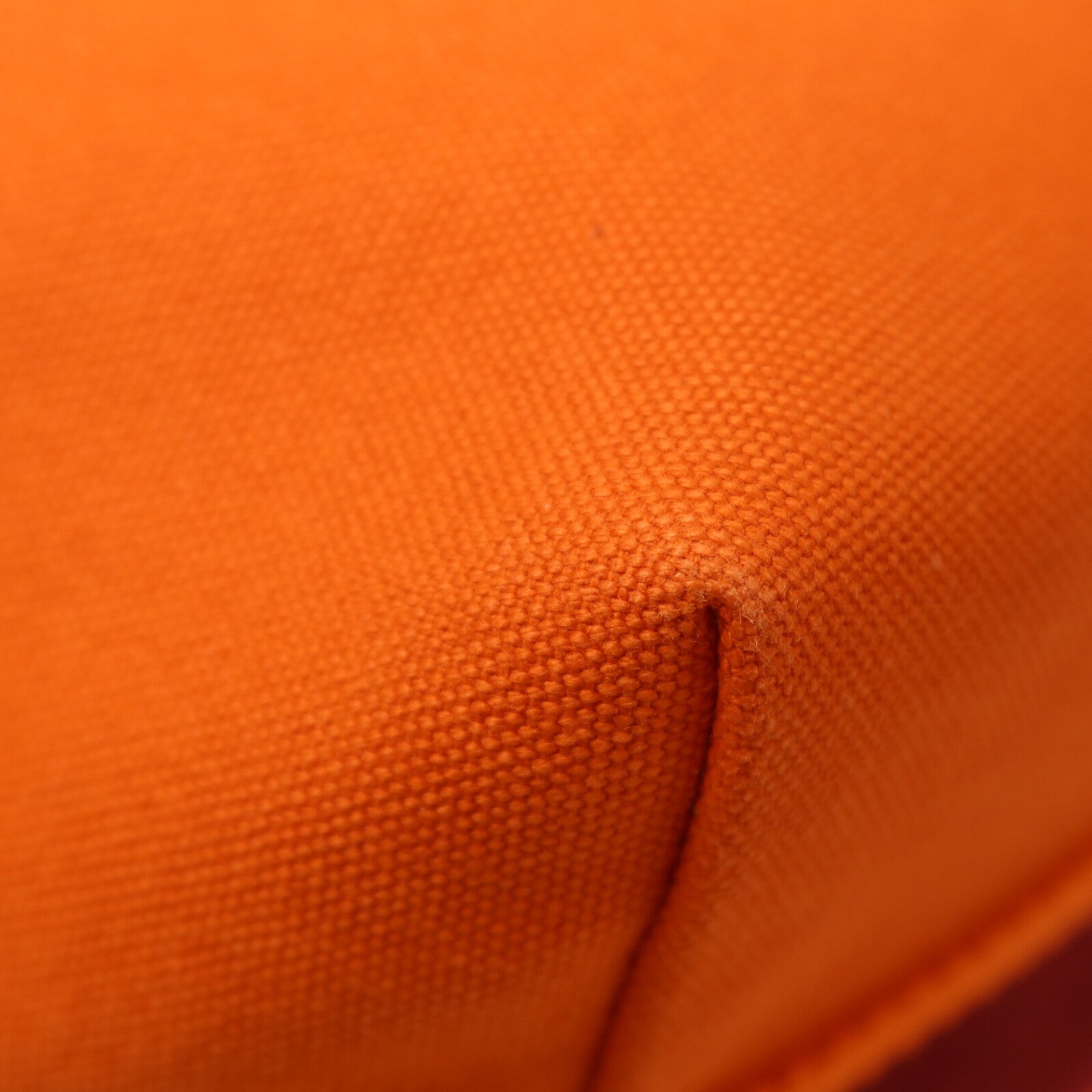 HERMES 帆布Bride a Brac GM手挽袋Orange