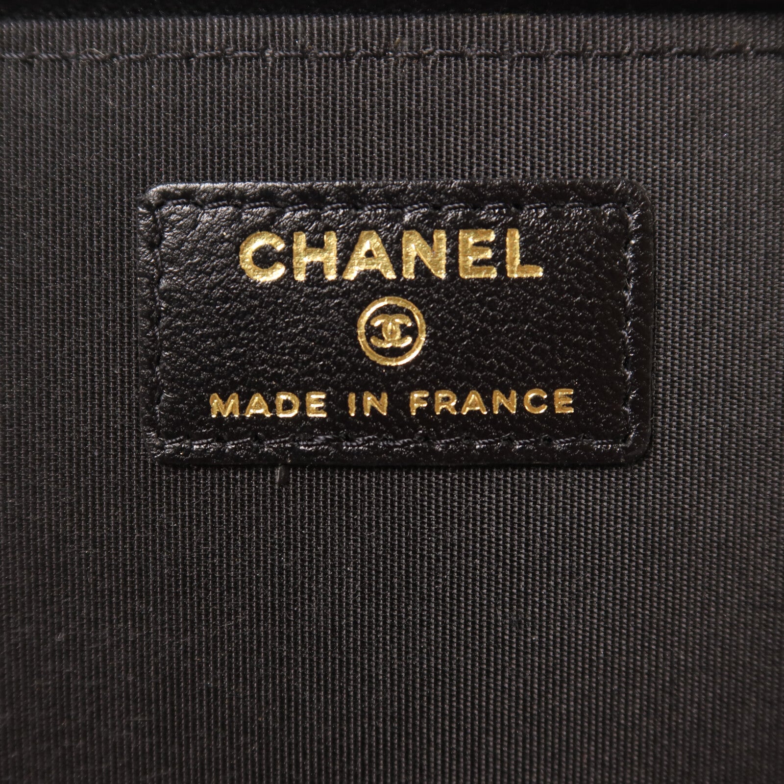 CHANEL 羊皮皮革Top Handle Vanity Case鏈帶手挽肩背兩用袋