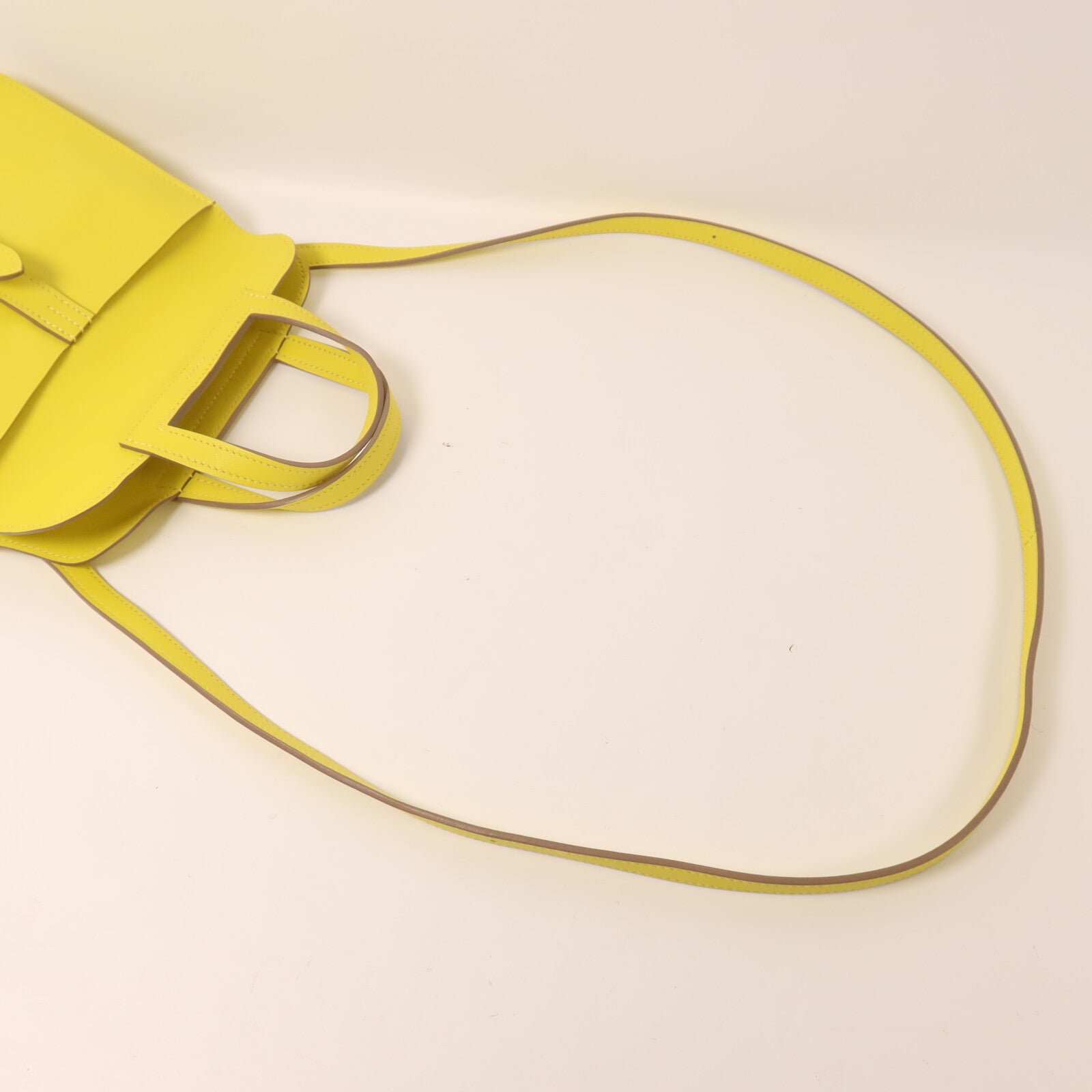 HERMES Swift皮革Mini Halzan手挽肩背兩用袋Lime