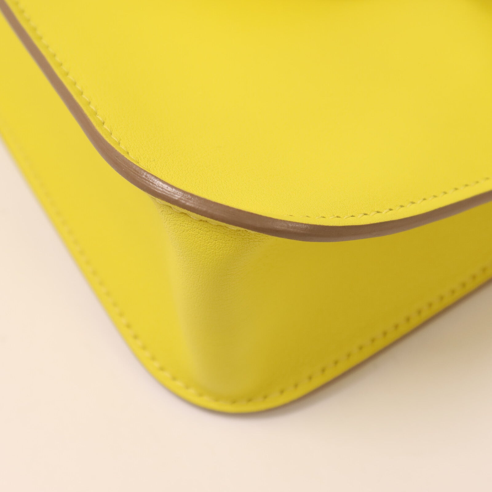 HERMES Swift皮革Mini Halzan手挽肩背兩用袋Lime