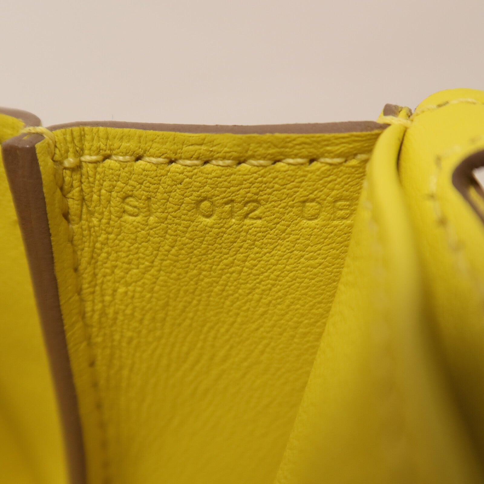 HERMES Swift皮革Mini Halzan手挽肩背兩用袋Lime