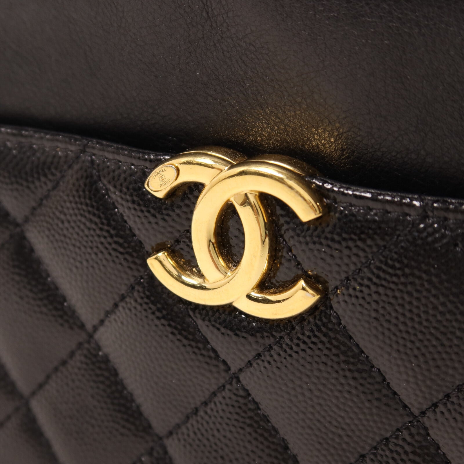 CHANEL 牛皮皮革Camera Bag鏈帶肩背袋